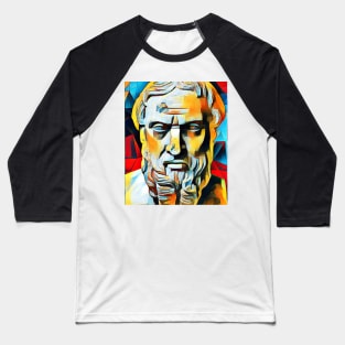 Herodotus Abstract Portrait | Herodotus Artwork 2 Baseball T-Shirt